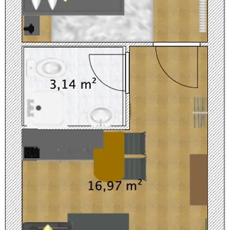 Lejlighed Charysma - Aurum-suite, Modernes&elegantes Design, Parkplatz, Terrasse